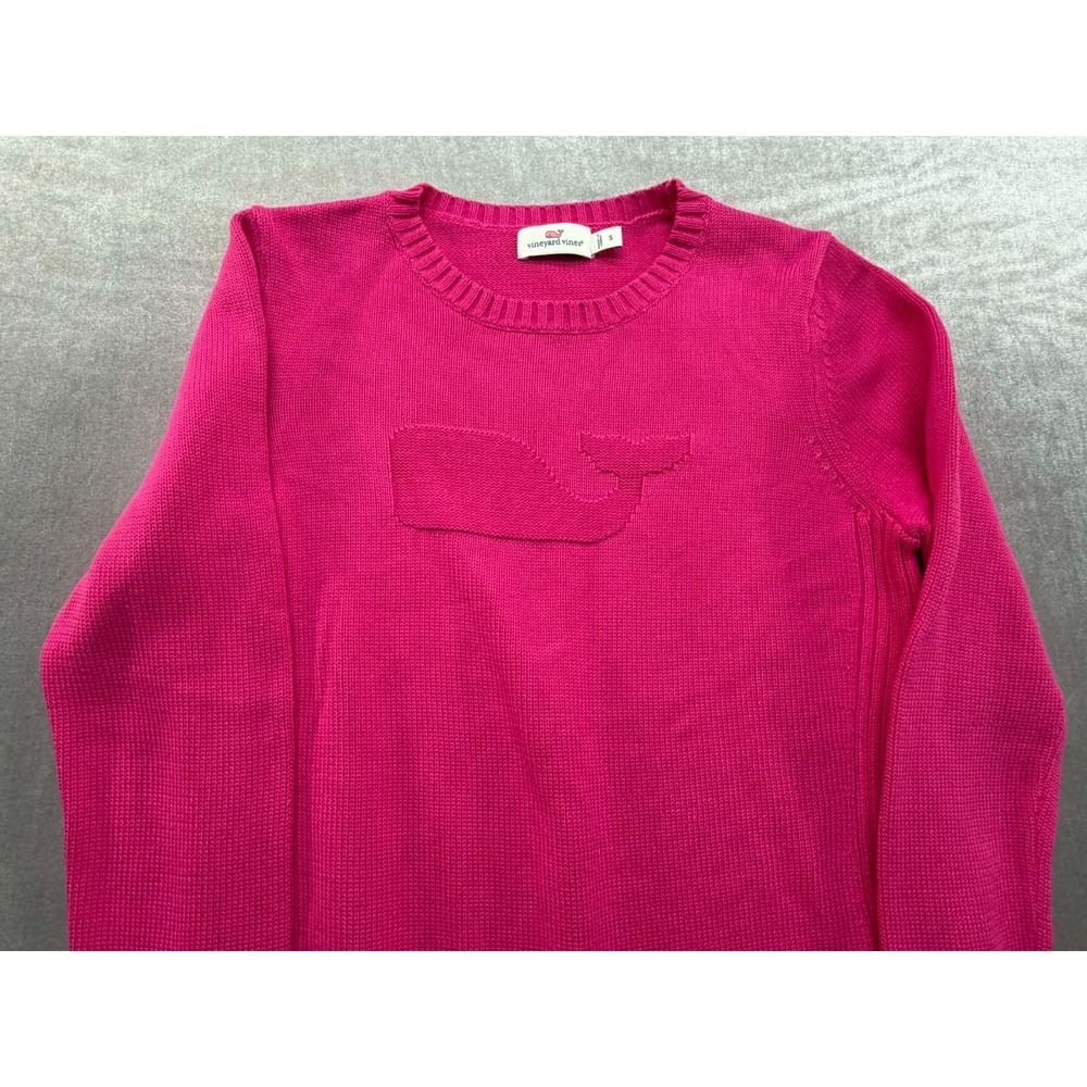 Vineyard Vines Womenâ Preppy Whale Sweater Pink Size Small